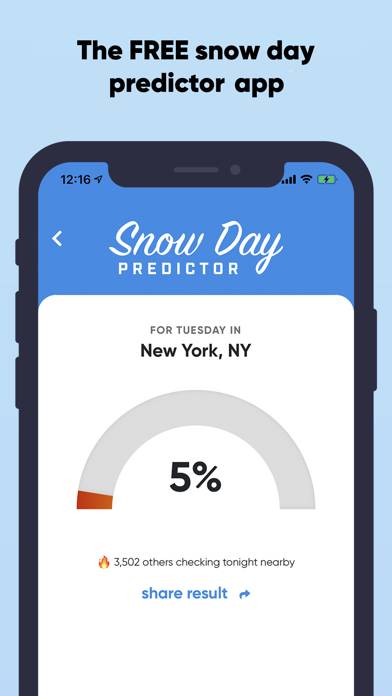 Snow Day Predictor App screenshot #2