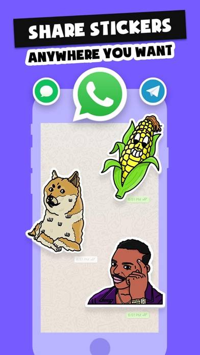 Stickers Funny of Meme & Emoji App screenshot #6