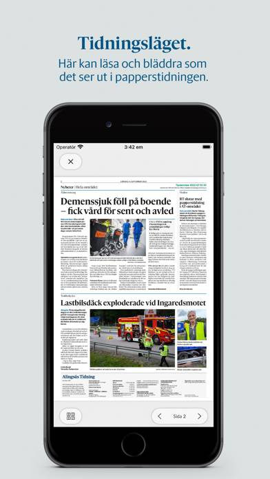 Alingsås Tidning e-tidning App screenshot