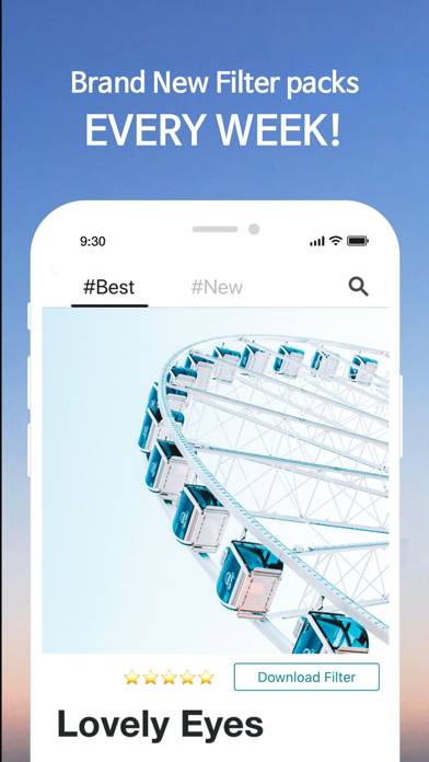 LAUV : Travel photo filters Schermata dell'app #3