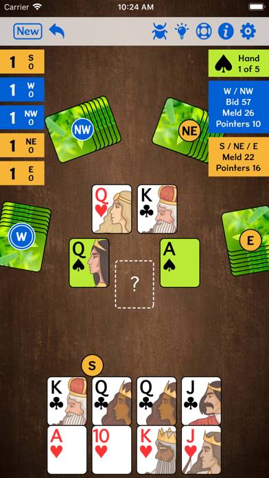 5-Handed Pinochle+ screenshot