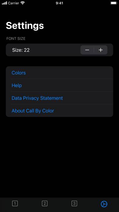 Call by Color 36 App screenshot