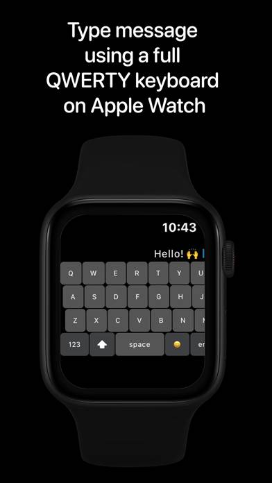 Slideboard Keyboard for Watch Capture d'écran de l'application #1