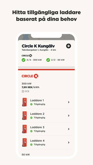 Circle K Charge App skärmdump #3