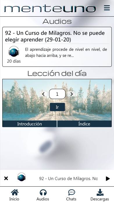 Mente Uno App screenshot #1