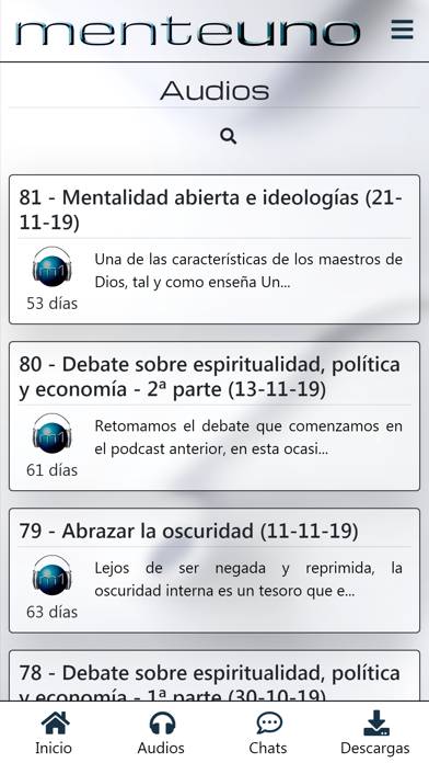 Mente Uno App screenshot #3