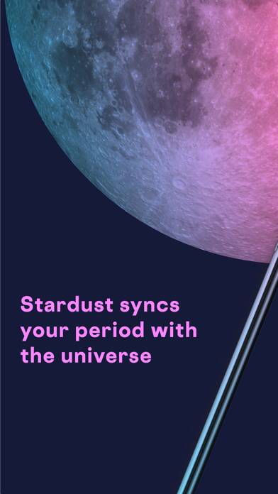 Stardust Period Tracker App screenshot #1