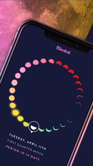 Stardust Period Tracker Schermata dell'app #2