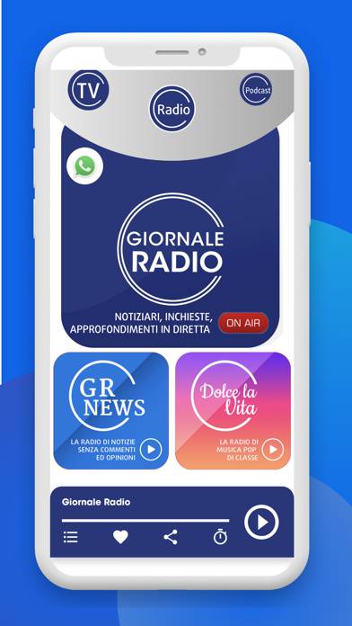 Giornale Radio Schermata dell'app #1
