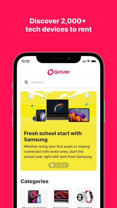 Grover – rent tech flexibly App skärmdump #2