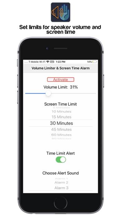 Volume Limit App screenshot #1