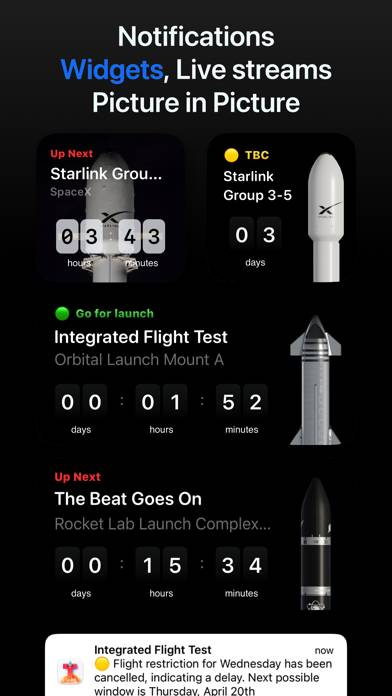 T-Minus – Space Launch Tracker App screenshot #2