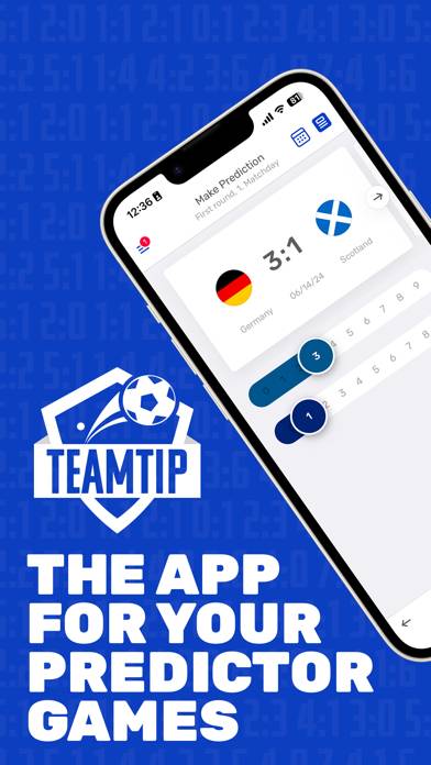 TEAMTIP App-Screenshot #1