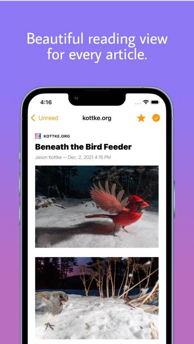 The Unreader: a Feedbin Client App screenshot #4