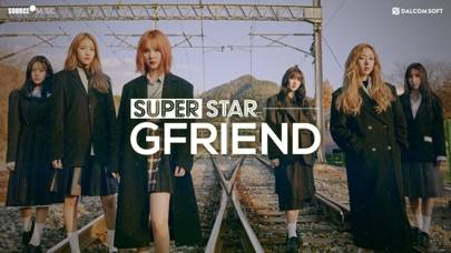 SuperStar GFRIEND captura de pantalla del juego