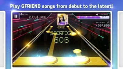 SuperStar GFRIEND captura de pantalla del juego