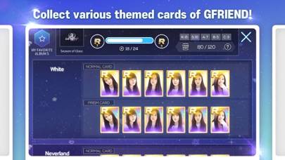 SuperStar GFRIEND captura de pantalla del juego