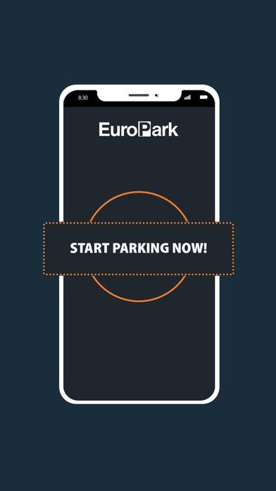 EuroPark App skärmdump #5