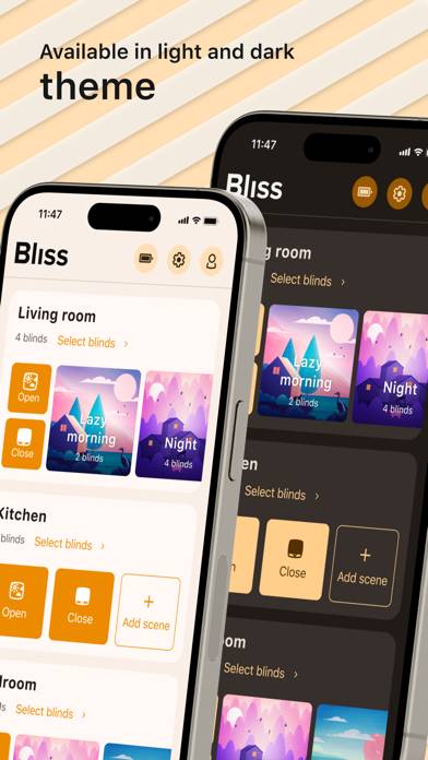 Bliss Smart Blinds Capture d'écran de l'application