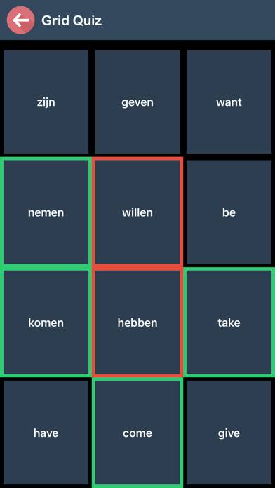Dutch Verb Blitz Schermata dell'app #5
