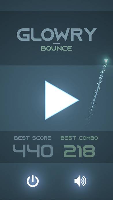 Glowry Bounce Captura de pantalla de la aplicación #3