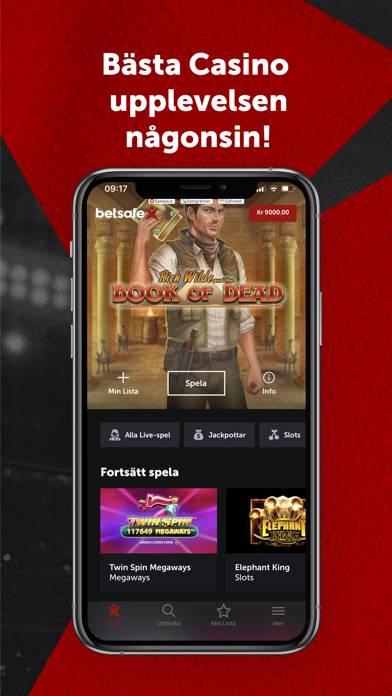 Betsafe Live Casino & Roulette App skärmdump #1