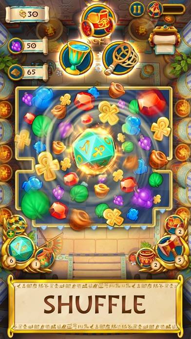 Jewels of Egypt・Match 3 Puzzle game screenshot