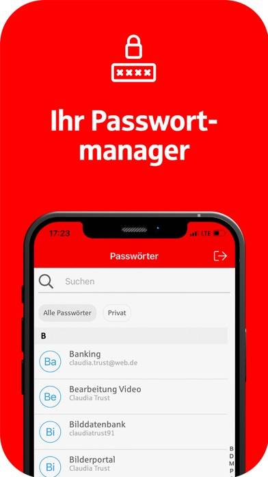 S-Trust | Passwort-Manager Bildschirmfoto