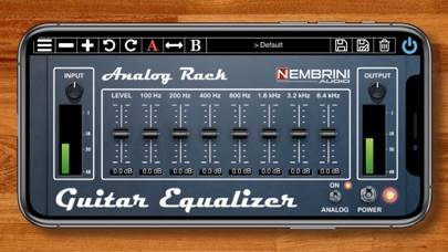 Analog Rack Guitar Equalizer Schermata dell'app #1