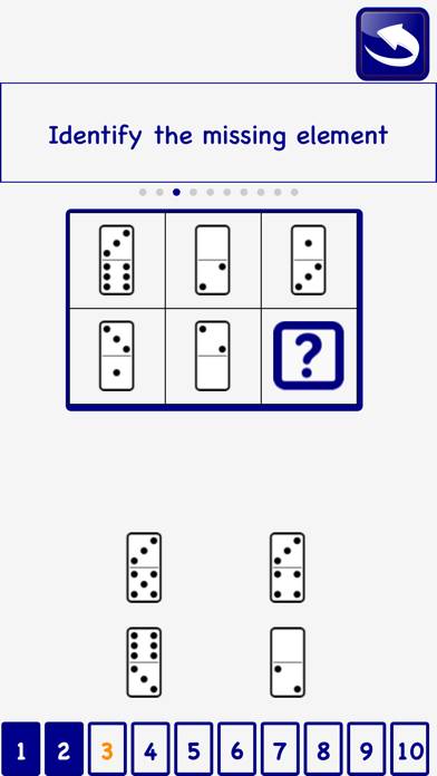 Domino psychotechnical test Schermata dell'app #4