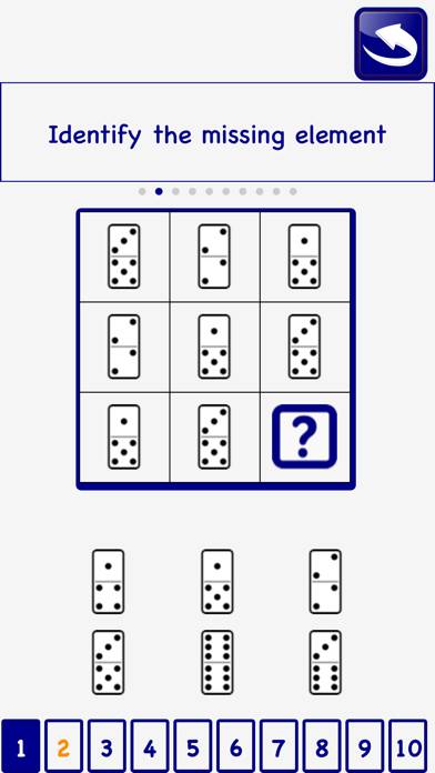 Domino psychotechnical test Schermata dell'app #5