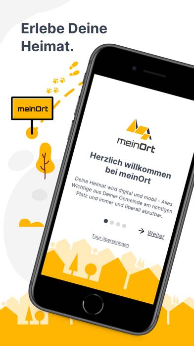 MeinOrt App-Screenshot #1