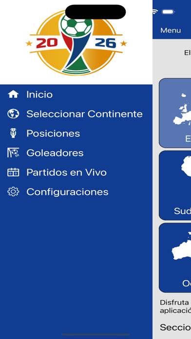 Coupe du footbal 2026 Capture d'écran de l'application