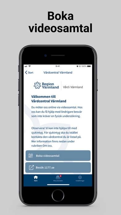 Vård i Värmland App skärmdump #2