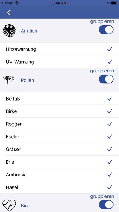 GesundheitsWetter App screenshot #6