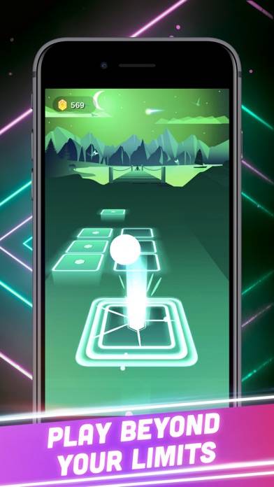 Hop Tiles 3D: Hit music game Capture d'écran de l'application #3