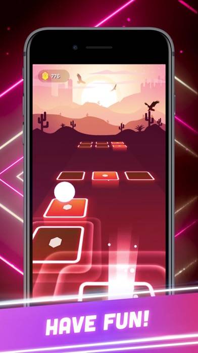 Hop Tiles 3D: Hit music game Captura de pantalla de la aplicación #5