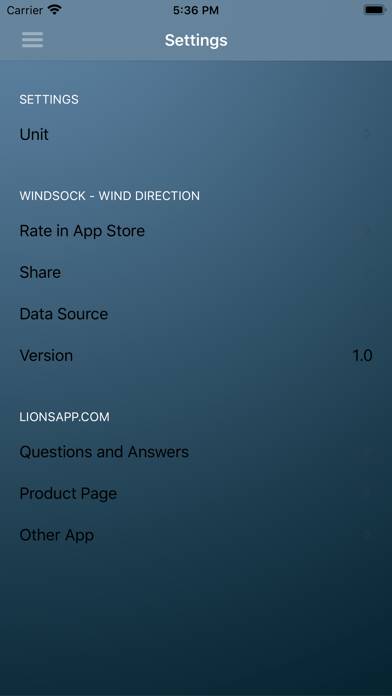 Windsock App skärmdump #5