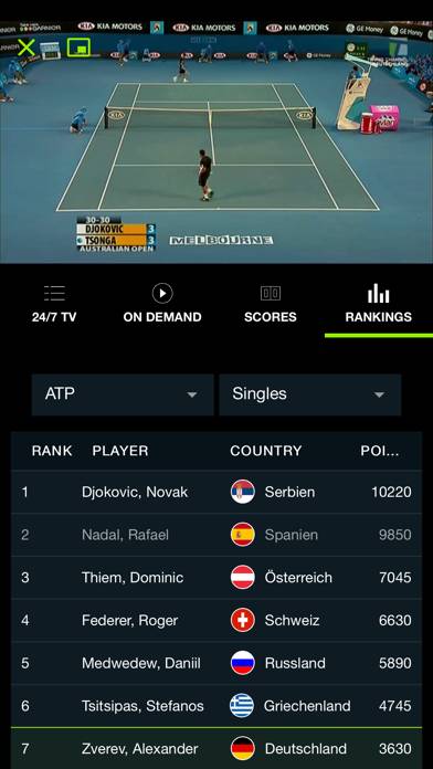 Tennis Channel App-Screenshot #5