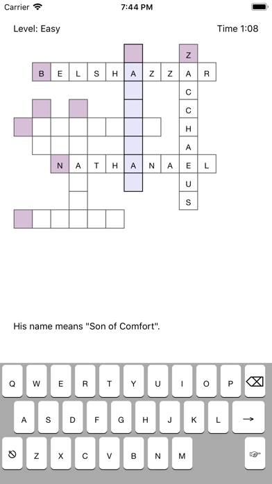 NWT Crossword App-Screenshot #2