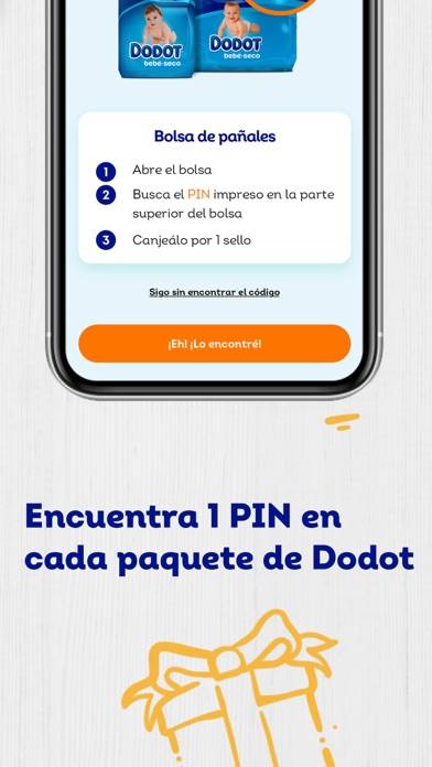 Dodot VIP: Pañales de Regalo Captura de pantalla de la aplicación #3