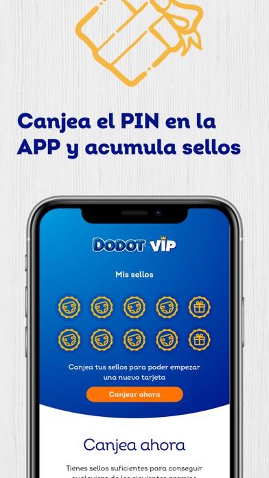 Dodot VIP: Pañales de Regalo Captura de pantalla de la aplicación