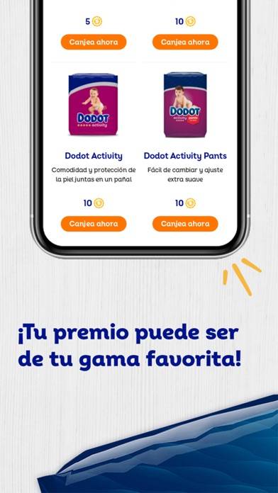 Dodot VIP: Pañales de Regalo Captura de pantalla de la aplicación