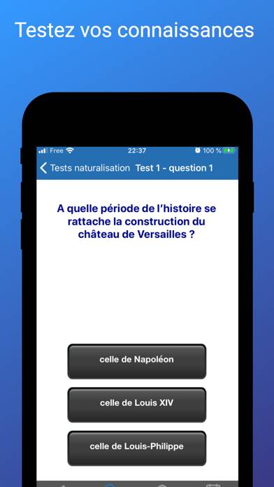 Naturalisation France App screenshot