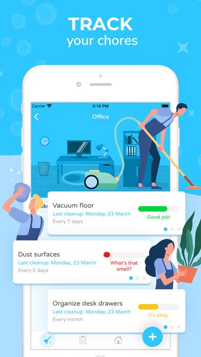 Sweepy: Home Cleaning Schedule App screenshot #1