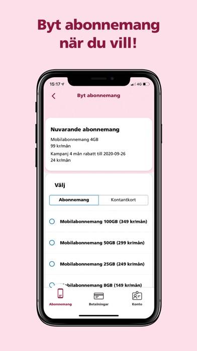 Hallon App skärmdump