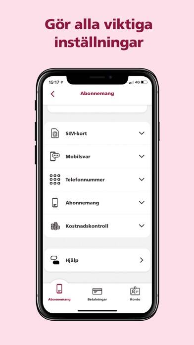 Hallon App skärmdump