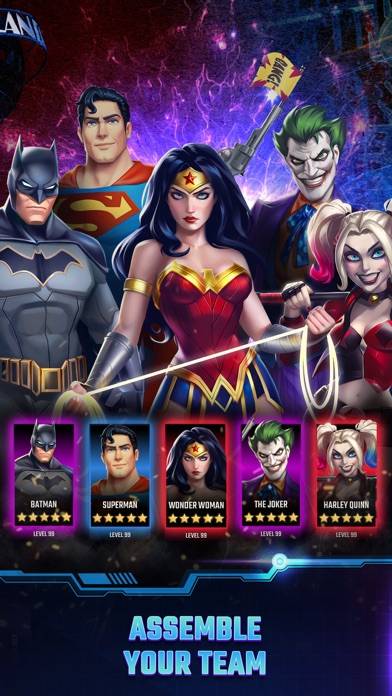 DC Heroes & Villains: Match 3 App skärmdump #6