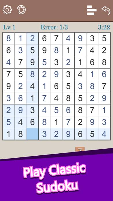 Sudoku-Numbers Puzzle Games App screenshot #1