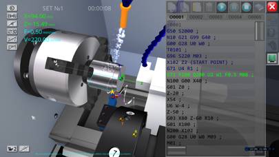 CNC Lathe Simulator Captura de pantalla de la aplicación #2